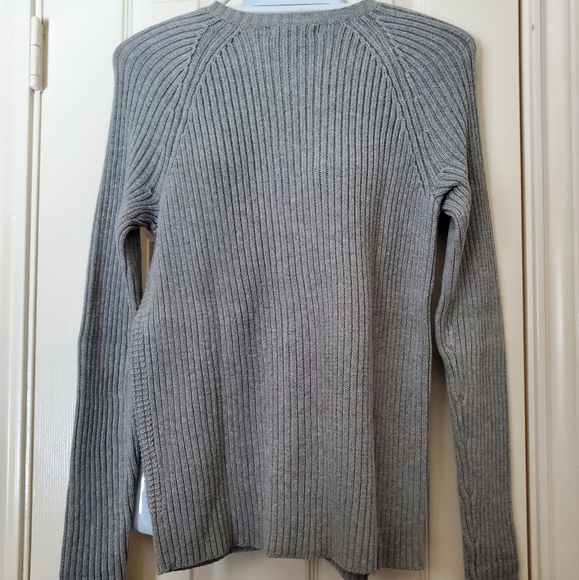Liz Claiborne grey Front zipper Sweater - Picture 6 of 10